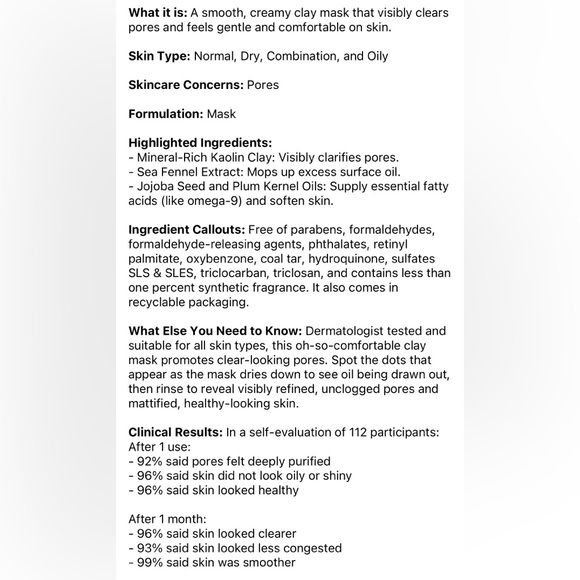 NWT POREfessional Clay Mask - Picture 2 of 5